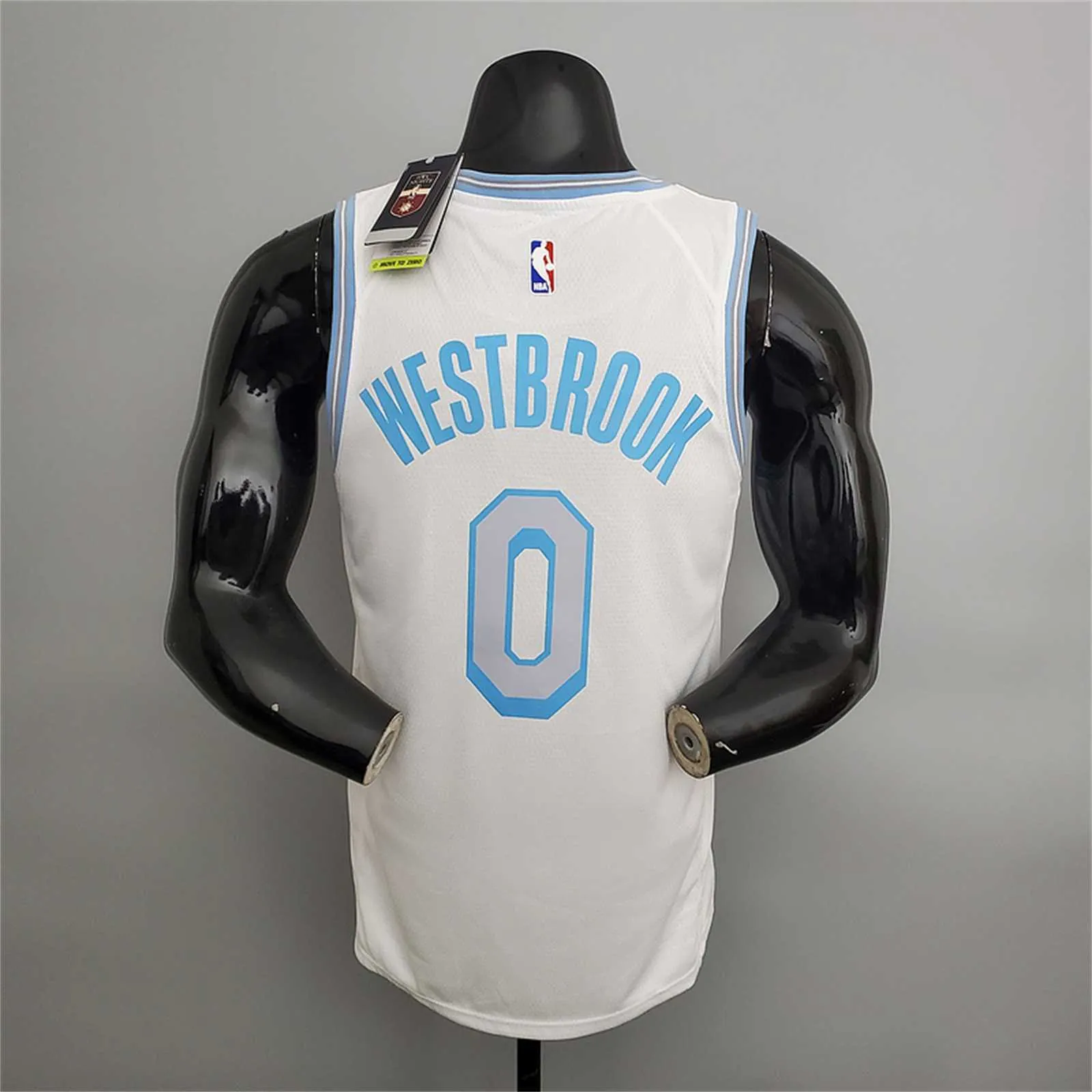 2021 Westbrook#0 Lakers Retro White 1