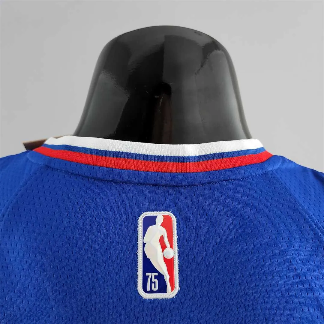 75th Anniversary WALL#11 Los Angeles Clippers NBA Jersey Blue 4