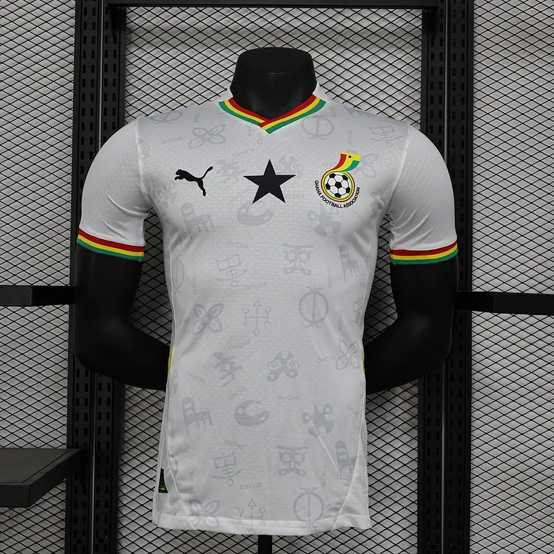 24-25 Ghana Home Kit Player Version Shirt Soccer AAAAJersey Yupoo 9