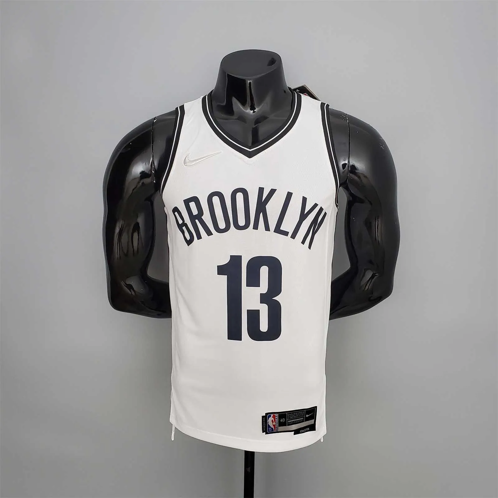 75th Anniversary Harden #13 Nets White 10