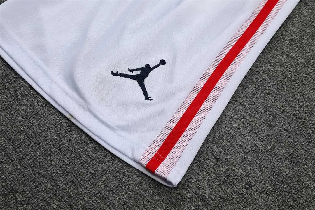 22-23 PSG training suit short sleeve kit White 4