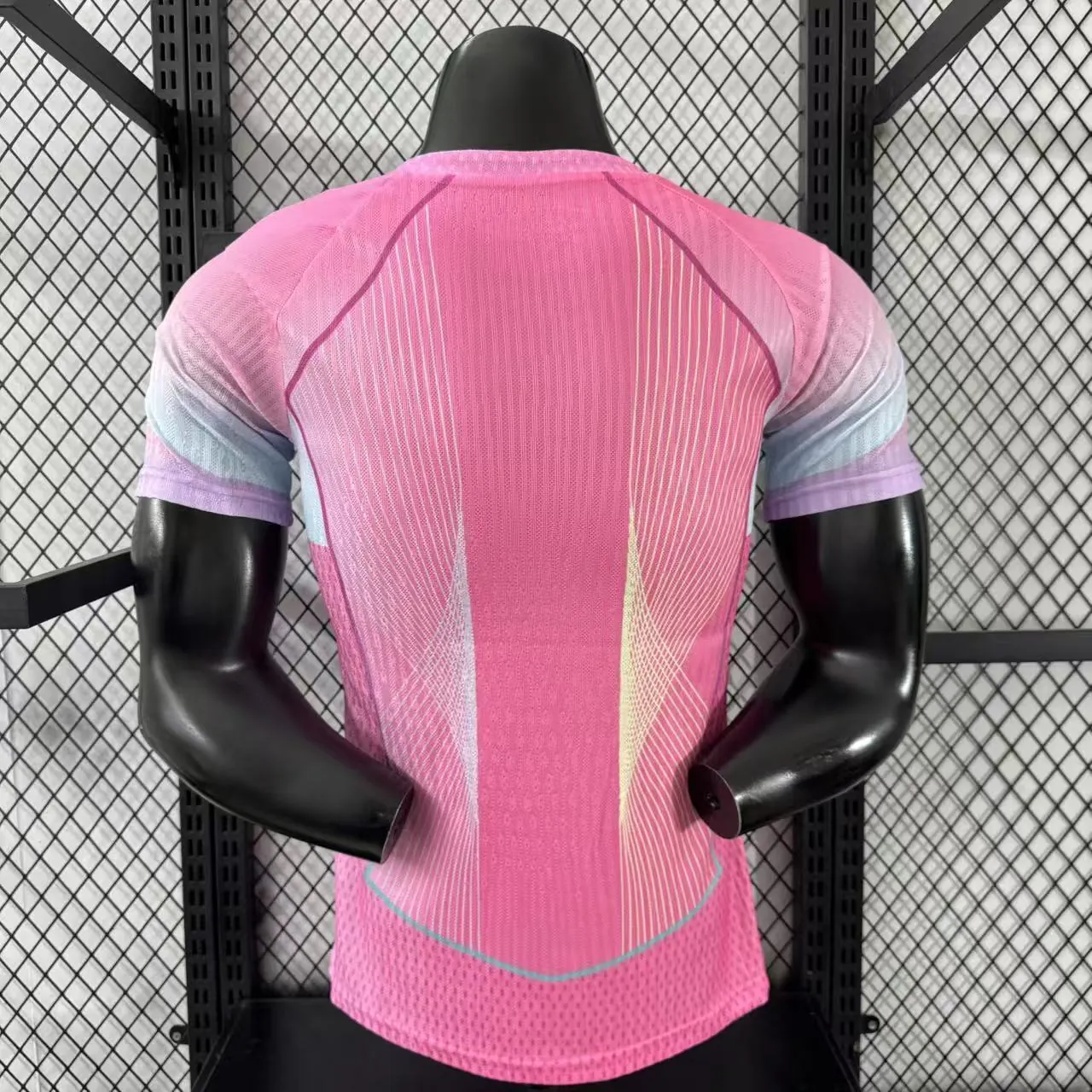 25-26 PSG Rose Pink Special Edition Player Version Shirt Football Apparels AAAAJersey Supply Yu 7