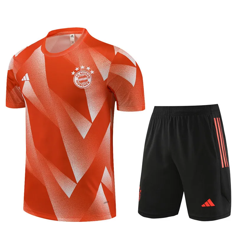 23-24 Bayern Training Orange Soccer Jerseys Yupoo 4