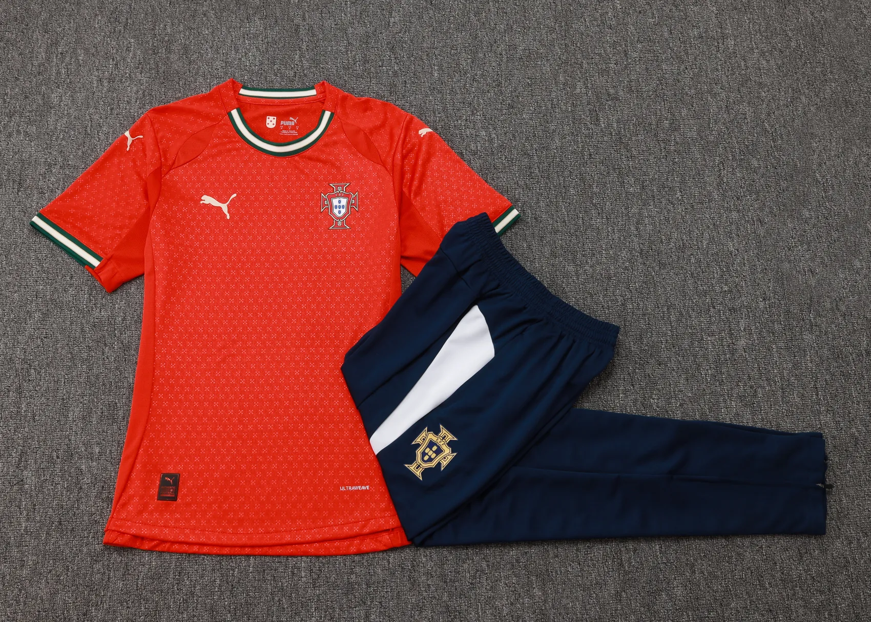 2025 Portugal Home Player Version Training Kits Football Tracksuits 1