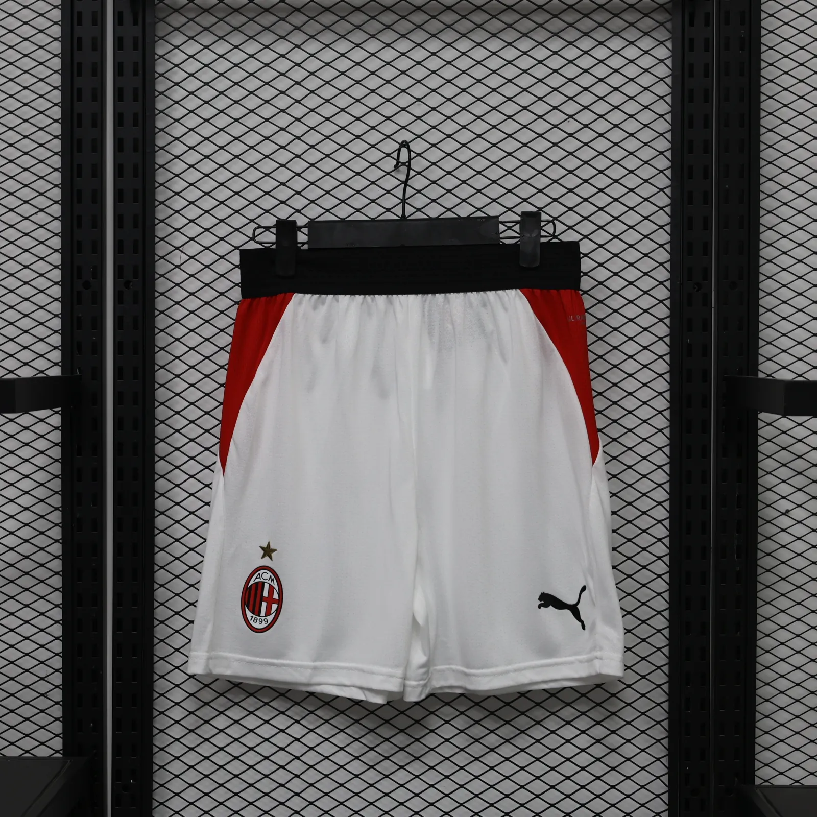 26-27 AC Milan Mens Home Player Version Football Shorts AAAAJersey Supply Yupoo 7 3