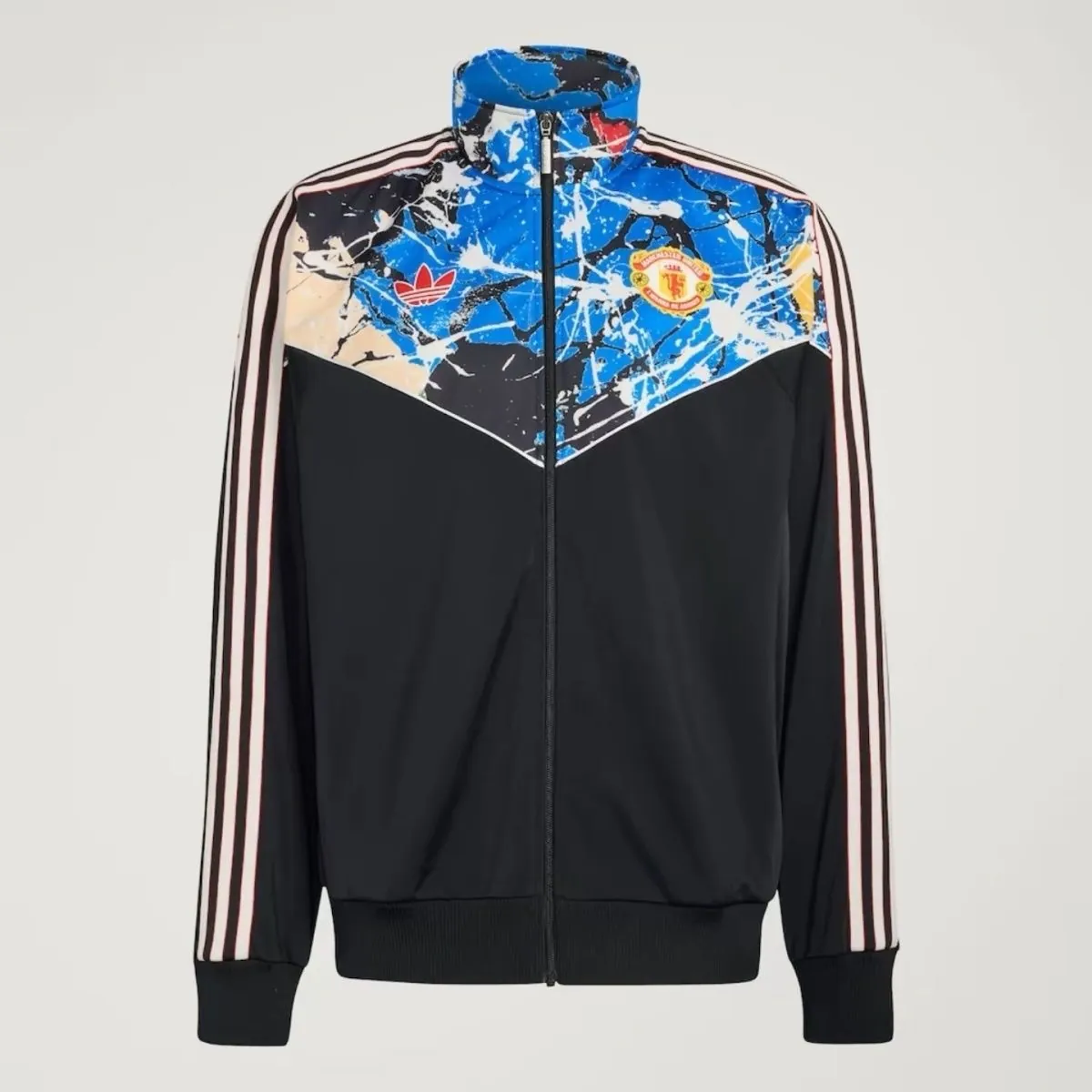 25-26 Manchester United Special Editionx Stone Roses Training Kit Jacket AAAA Jersey Supply Yupoo 1
