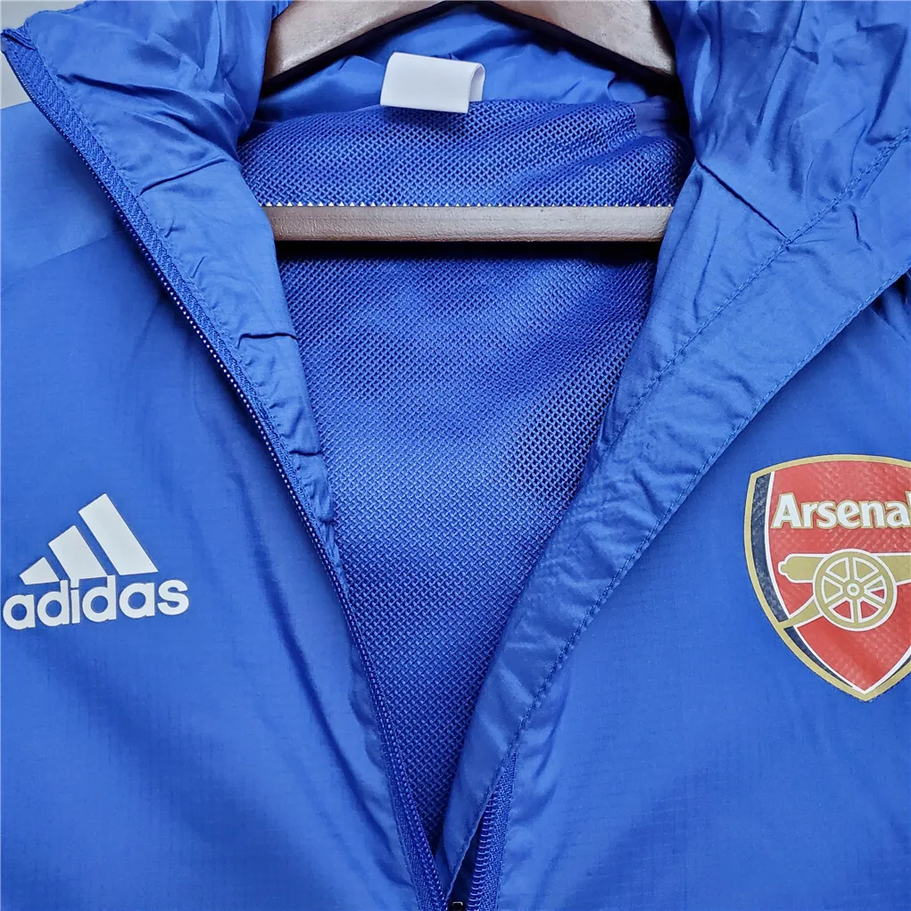 20-21 Arsenal blue windbreaker 1