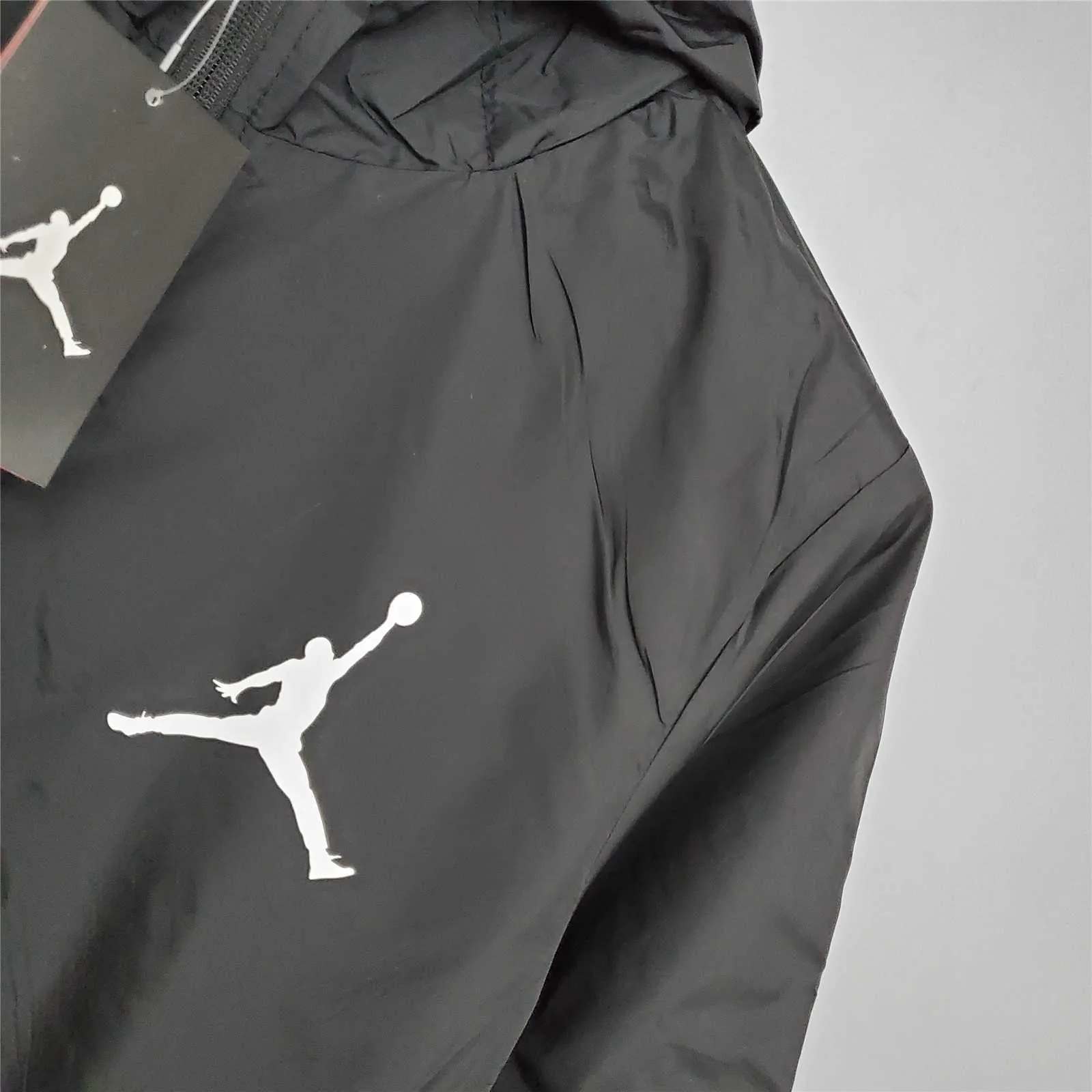 20-21 PSG Black Windbreaker 5