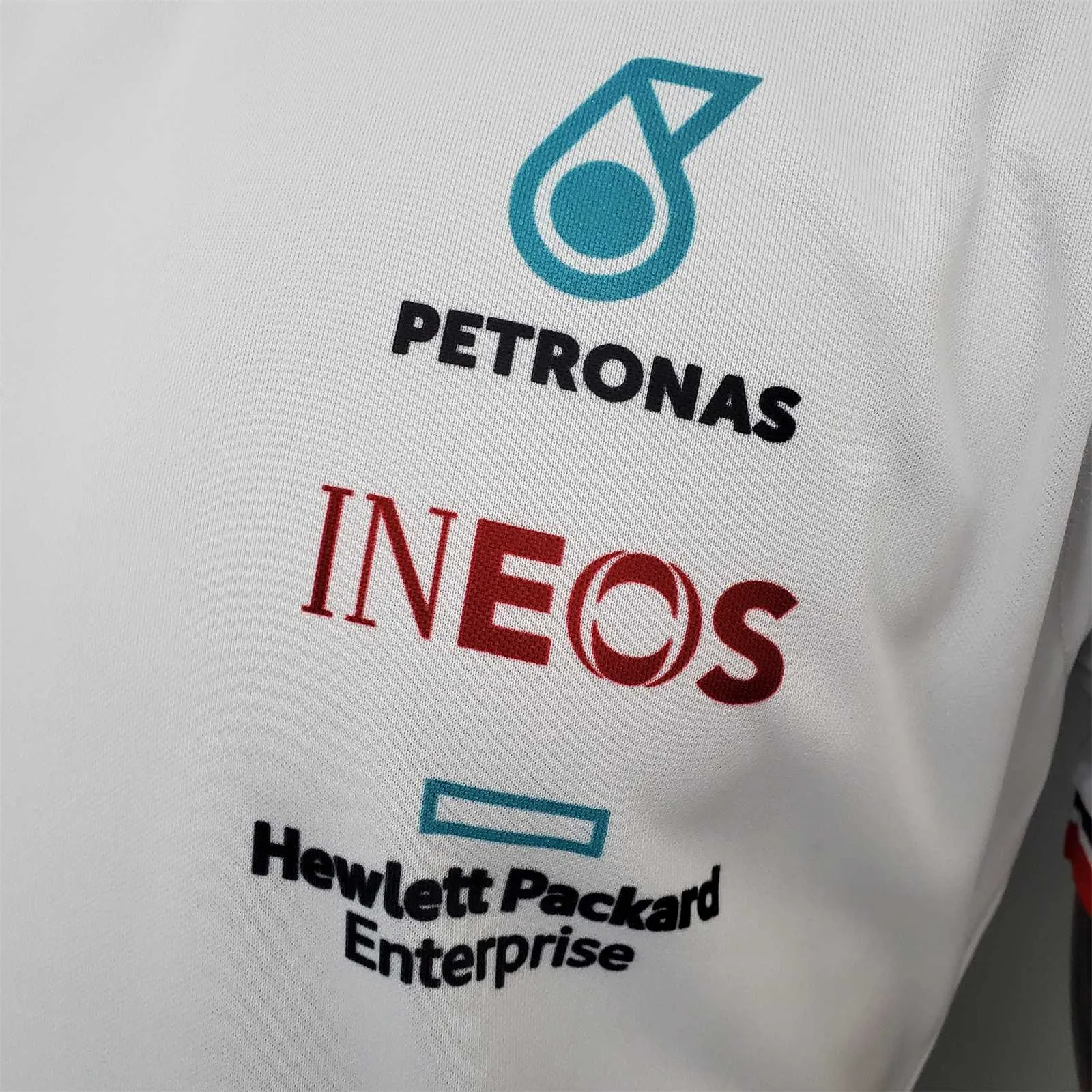 F1 Formula One racing suit; Mercedes White 3