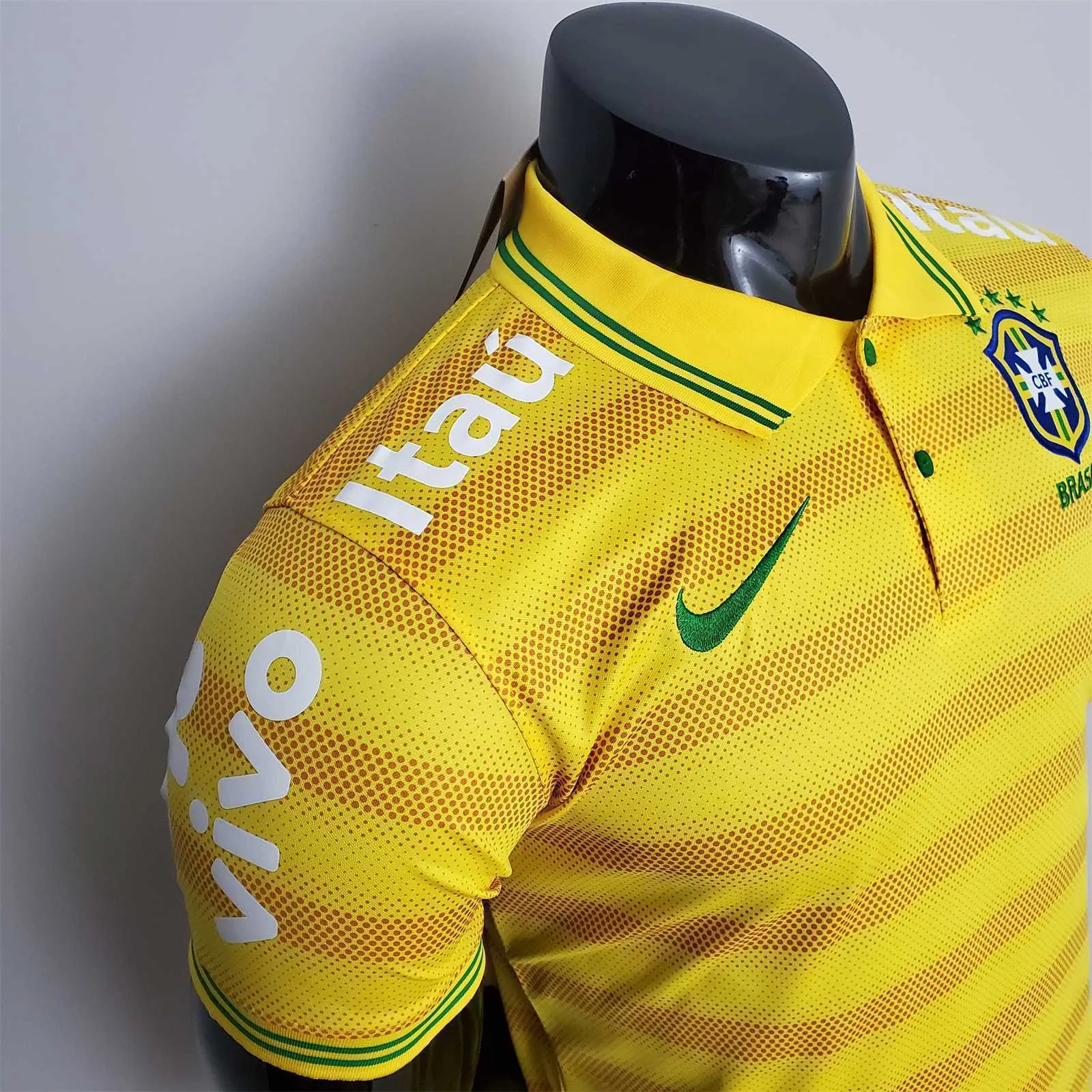Brazil POLO yellow stripe 6