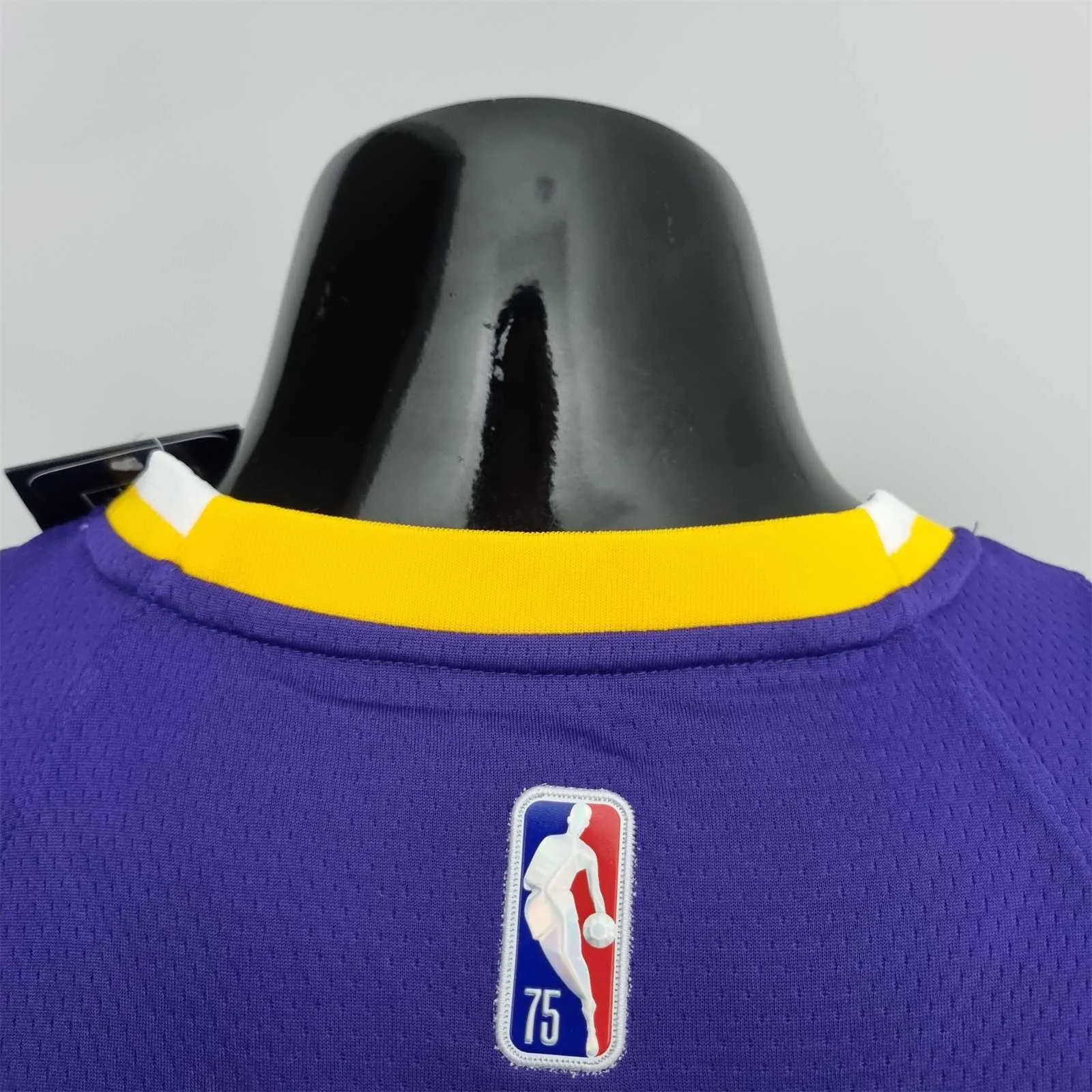 75th Anniversary Howard #39 Los Angeles Lakers Jordan Purple NBA Jersey 6