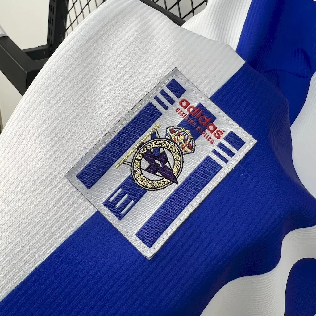 99-00 Deportivo Home Retro Kit Vintage Shirt AAAAJersey Supplier Yupoo 5