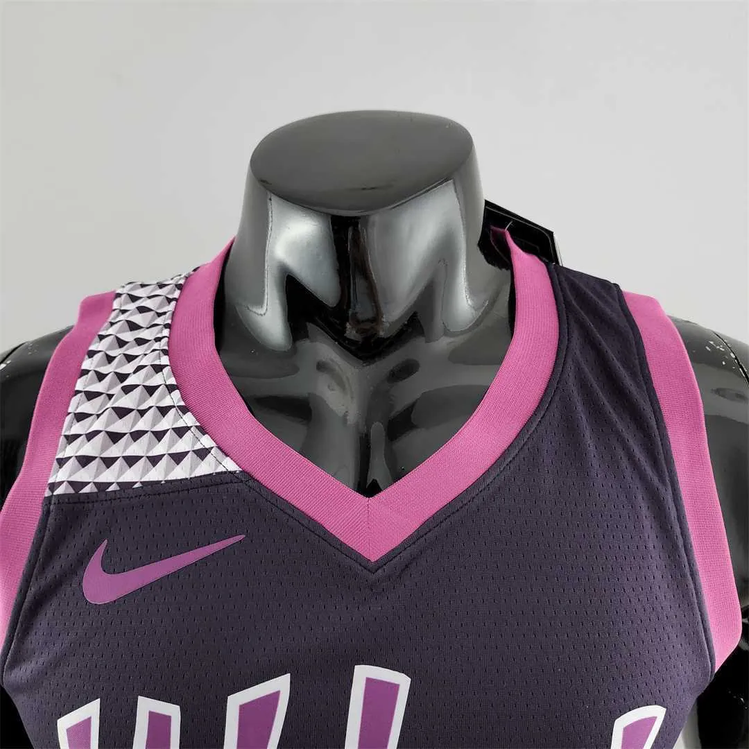 Minnesota Timberwolves RUSSELL#0 Black and Purple NBA Jersey 2
