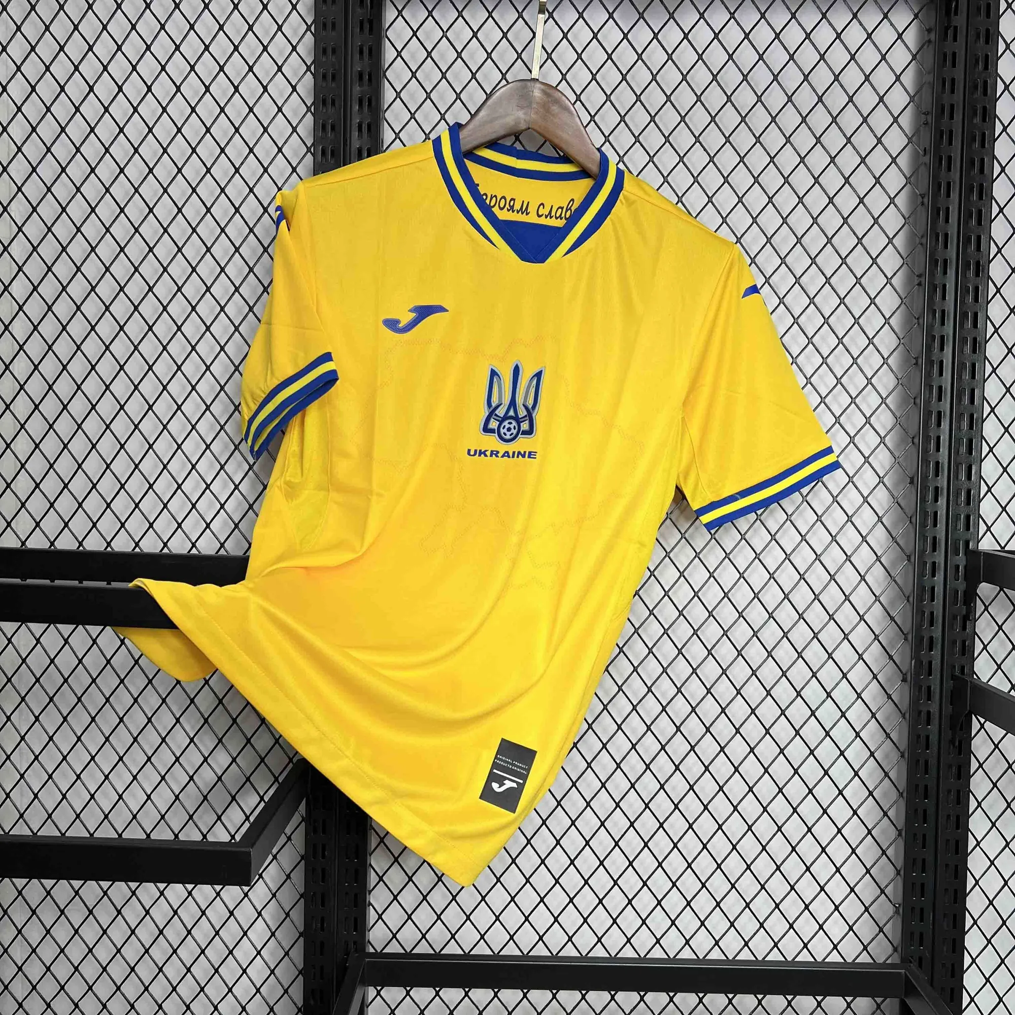 2024 Ukraine Home Kit UEFA Euro Shirt Football AAAAJersey Supplier 6
