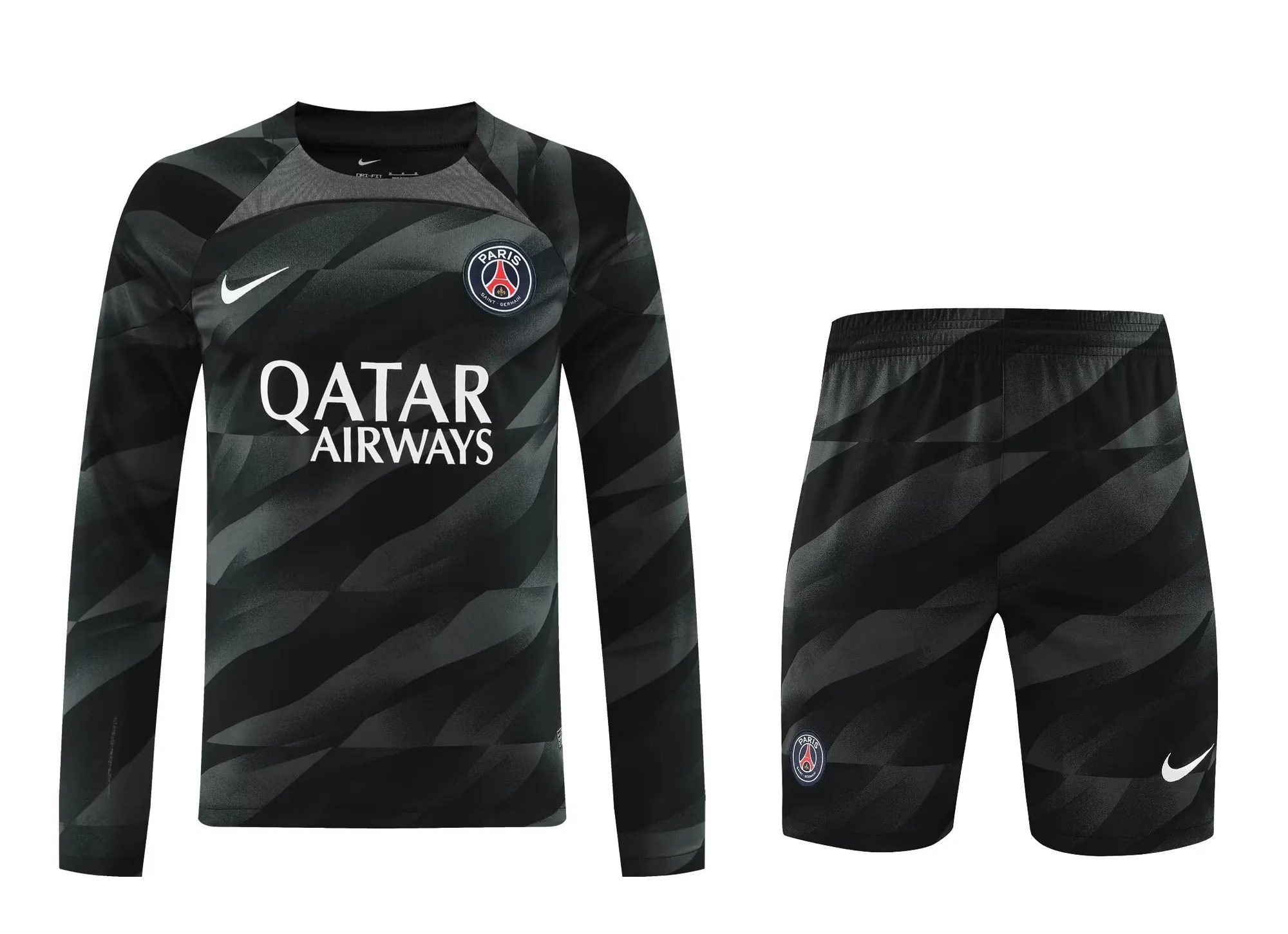 23-24 PSG Goalkeeper Black Long Sleeve Soccer Jerseys Yupoo 3