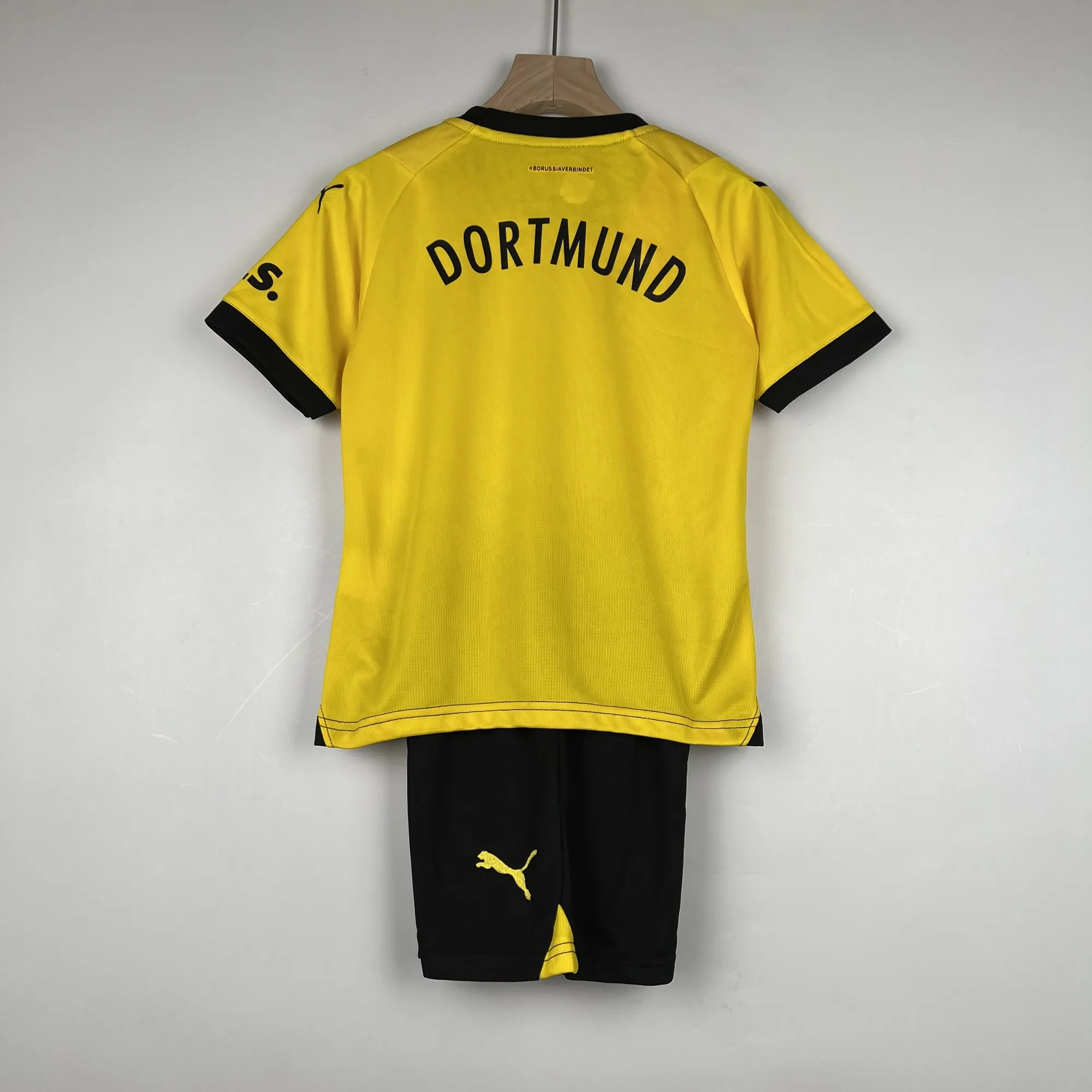 23-24 Kids Dortmund home size 16-28 Soccer Jersey 7
