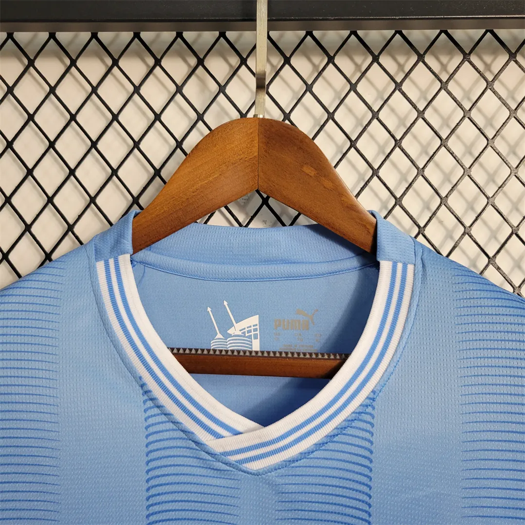 23-24 Manchester City home Long Sleeve 4