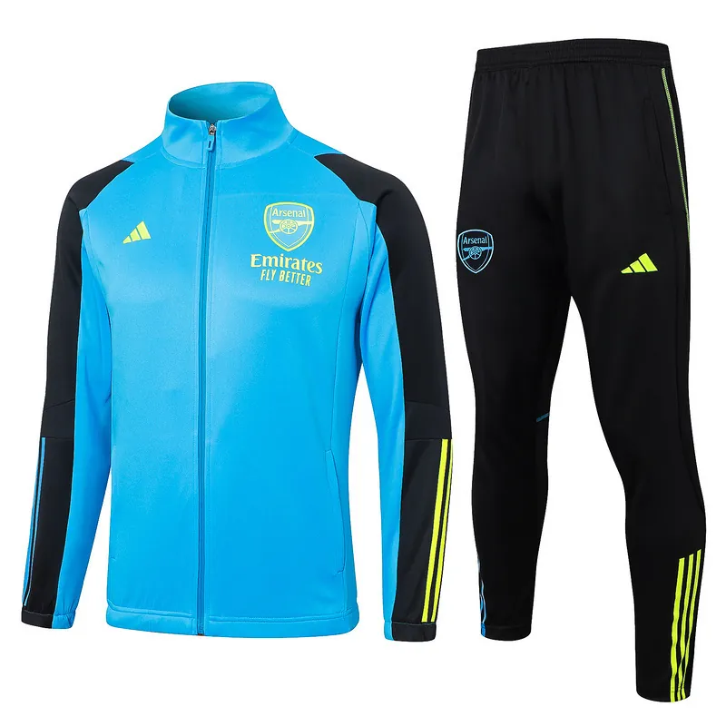 23-24 Arsenal Blue Jacket Suits Long Sleeve Tracksuit Jerseys World Yupoo 3