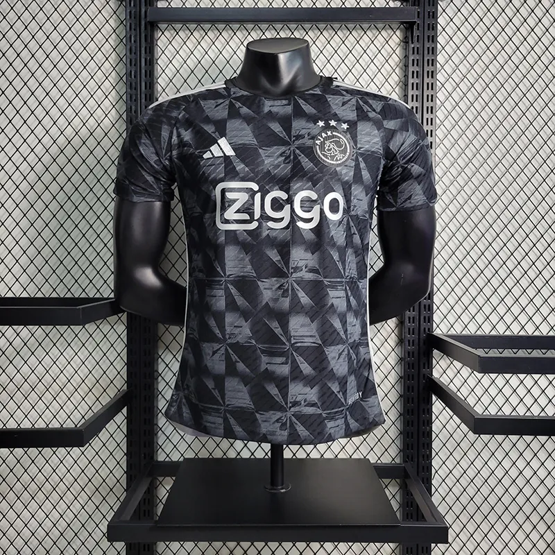 23-24 Ajax Black Player Version Size S-XXL Soccer Jersey 7