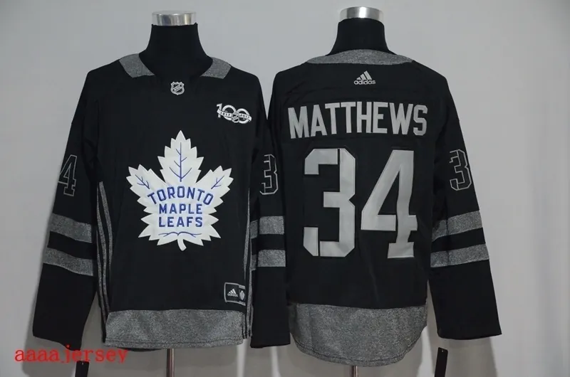 Toronto Maple Leafs 100 anniversary ice hockey jersey M-3XL 多伦多枫叶队100周年纪念版冰球服 1