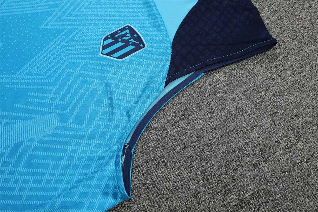 22-23 Atletico Madrid vest training suit kit blue 17
