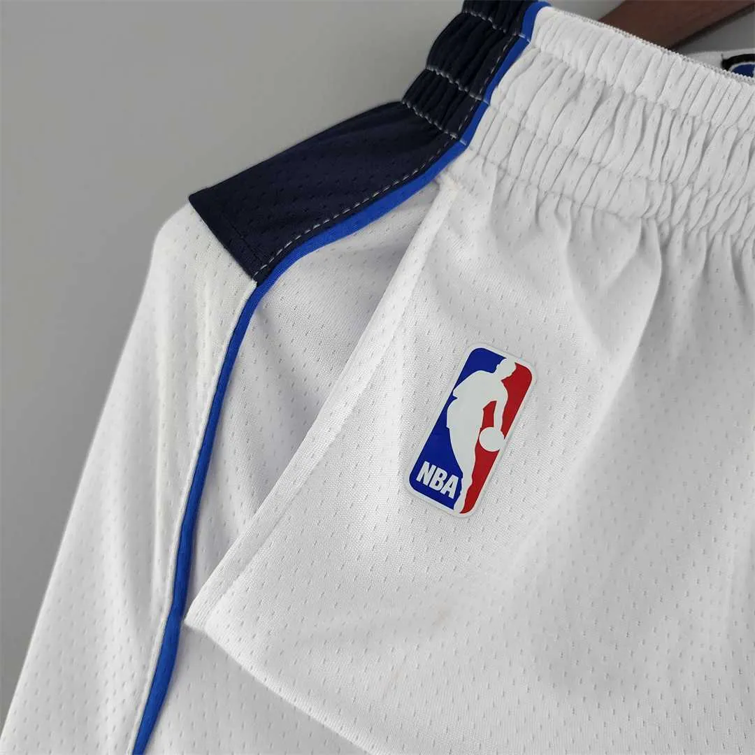 Dallas Mavericks NBA Shorts White 7