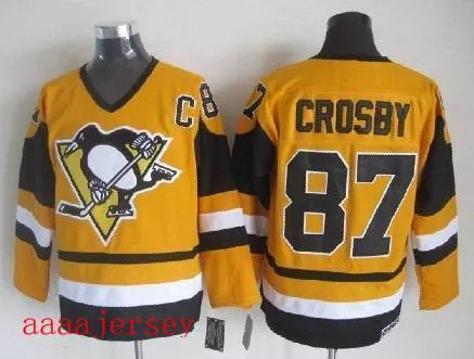 Pittsburgh Penguins retro ice hockey jersey M-3XL 匹兹堡企鹅队复古冰球服 3