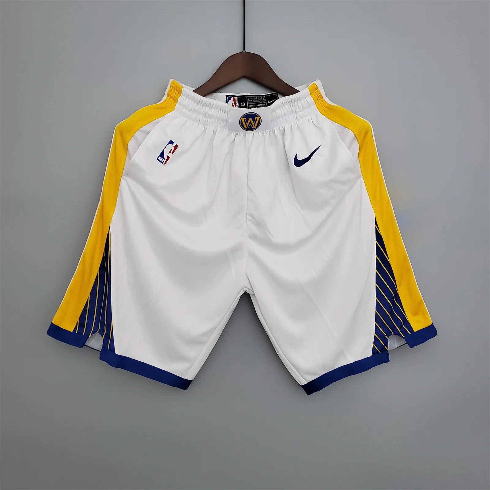 Lakers White Shorts 7
