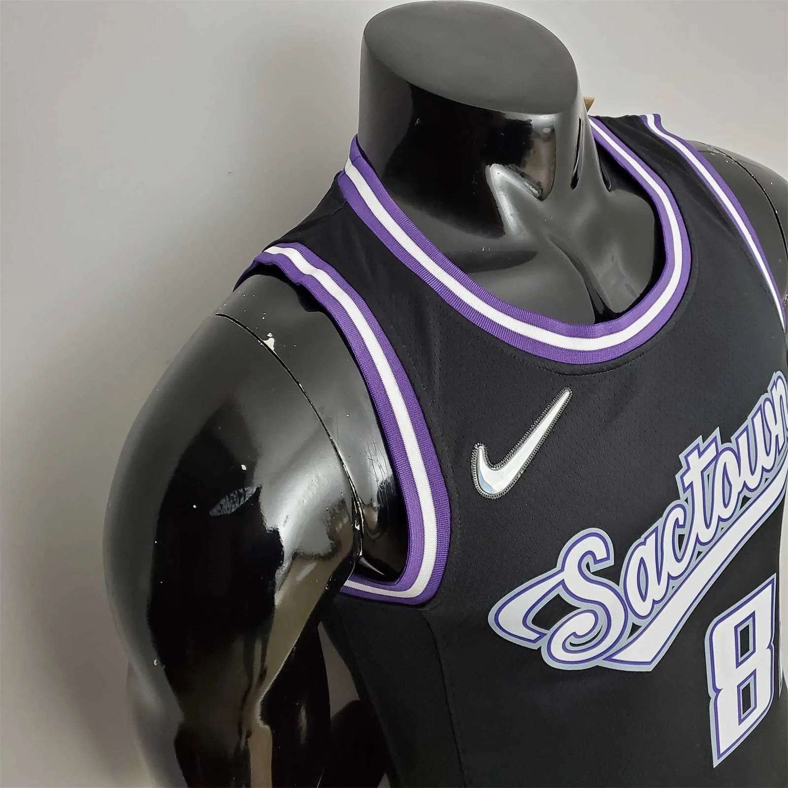 2022 Season QUETA#88 Kings City Edition Black NBA Jersey 7
