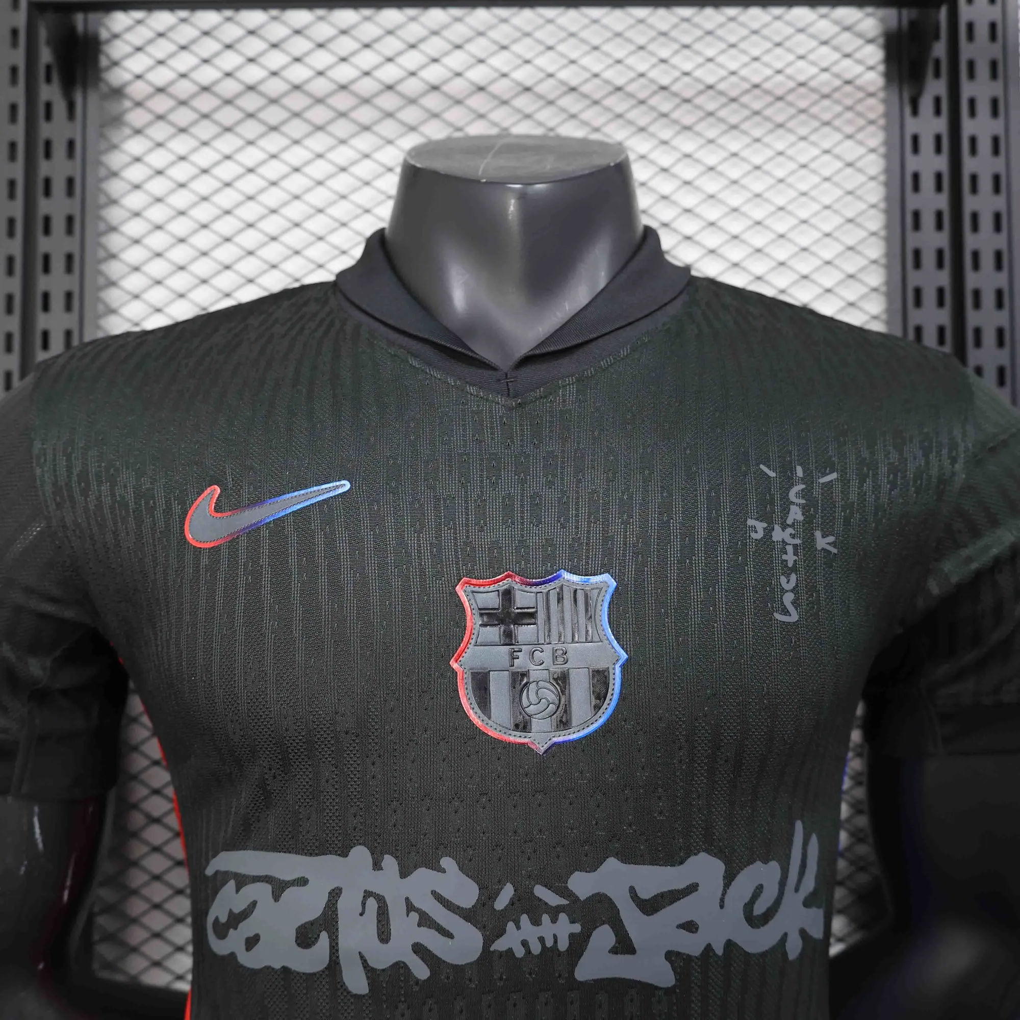 24-25 Barcelona x Travis Scott Away Kit Player Version Shirt 1