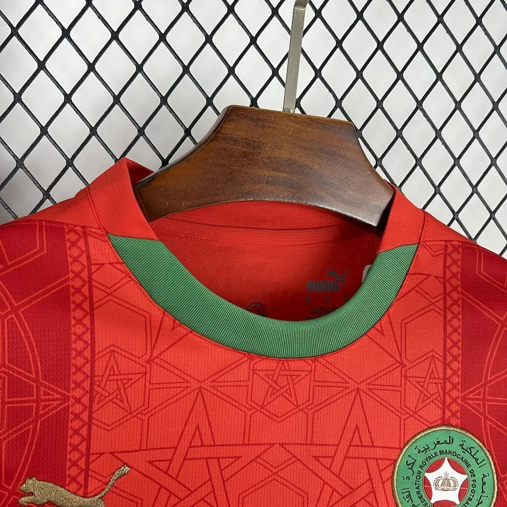 24-25 Morocco Home Shirt Football Apparels Soccer AAAAJersey Yupoo 1