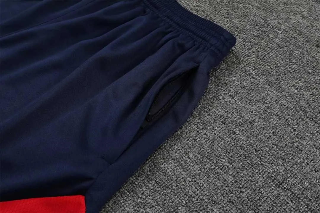 22-23 PSG vest training kit kit dark blue and red stripe 14