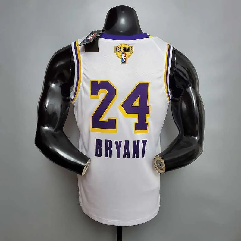 New Bryant #24 Lakers white 4