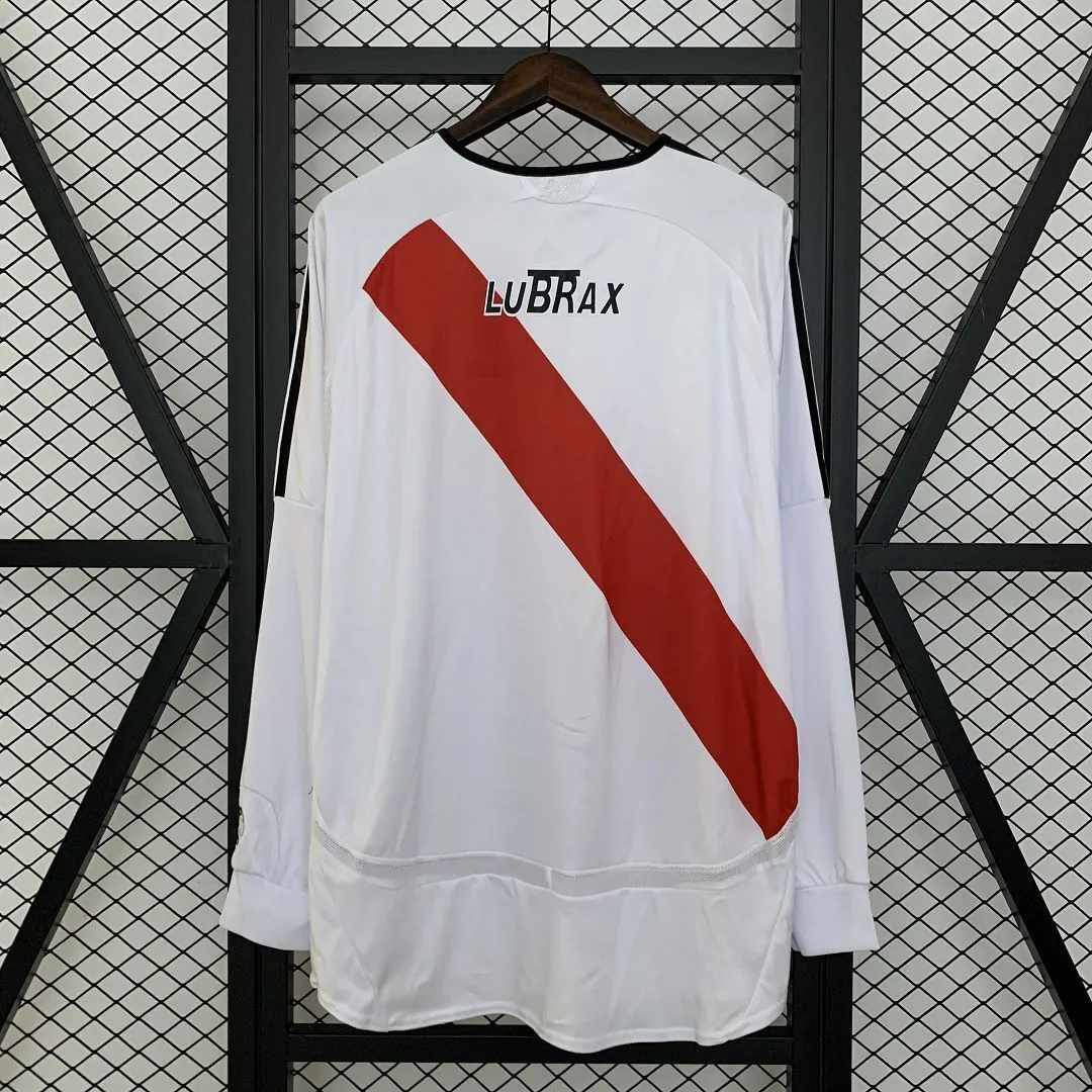06-07 River Plate Home Retro Long Sleeve Kit Vintage Shirt AAAAJersey Dropship Yupoo 6