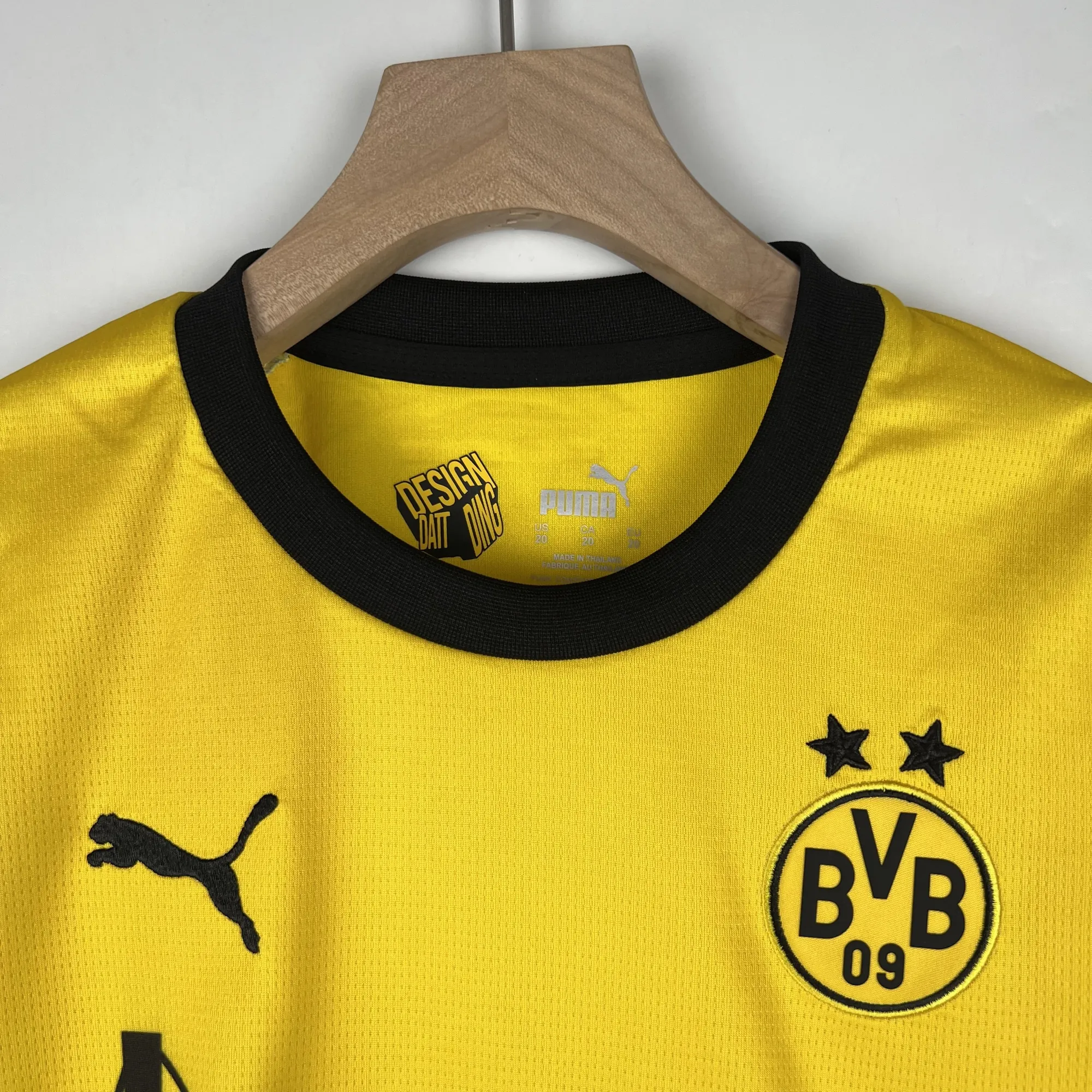23-24 Kids Dortmund home size 16-28 Soccer Jersey 3