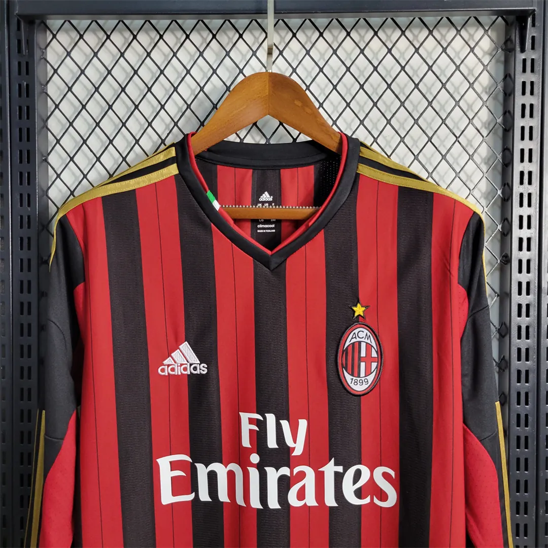 13-14 AC Milan home long sleeve 4