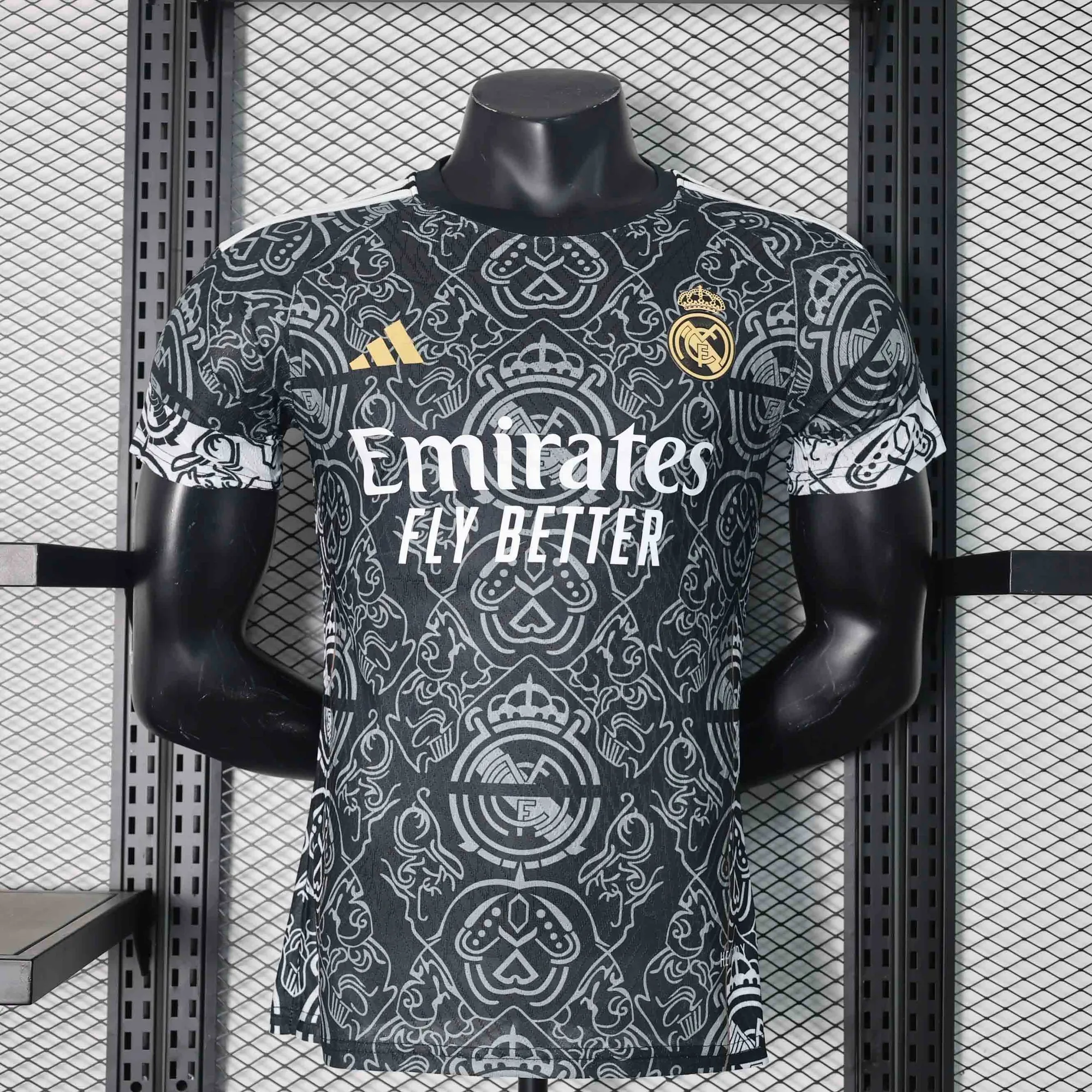 23-24 Real Madrid Special Edition Black Player Version Concept Kit Football AAAAJersey Supplier 8