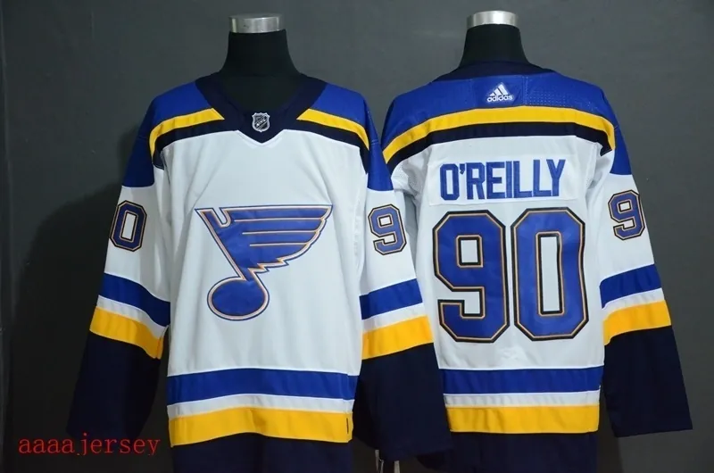 St. Louis Blues ice hockey jersey M-3XL 圣路易蓝调队冰球服 2