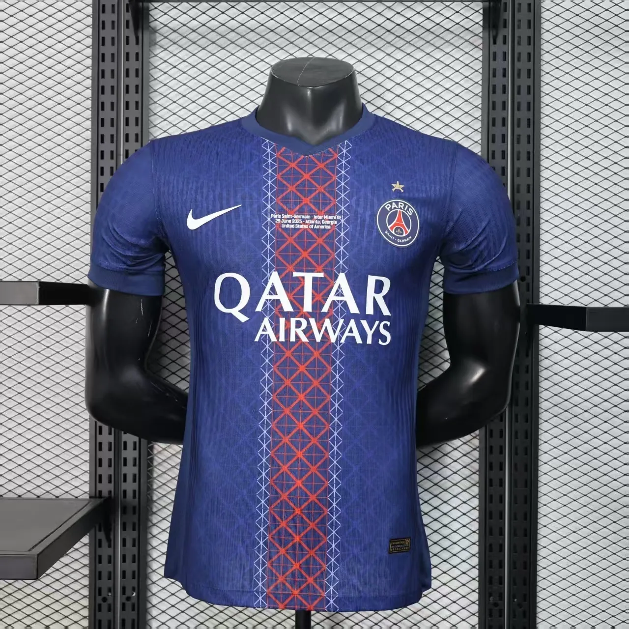 25-26 PSG Home Player Version été Kit（With Stars）Club World Cup Soccer AAAAJersey Yupoo 4