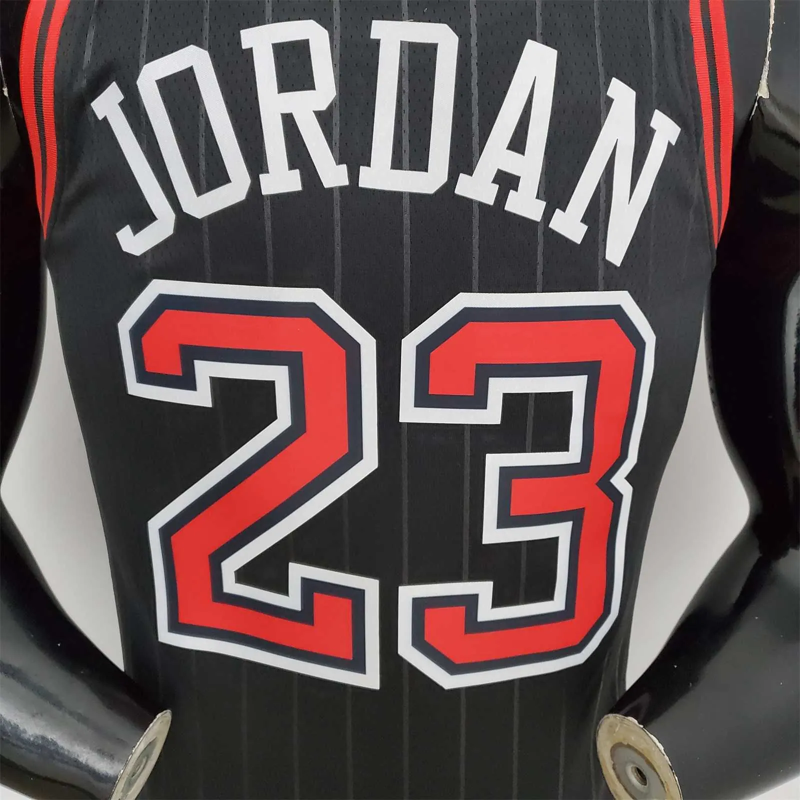 75th Anniversary Jordan #23 Bulls Flyers Black NBA Jersey 2