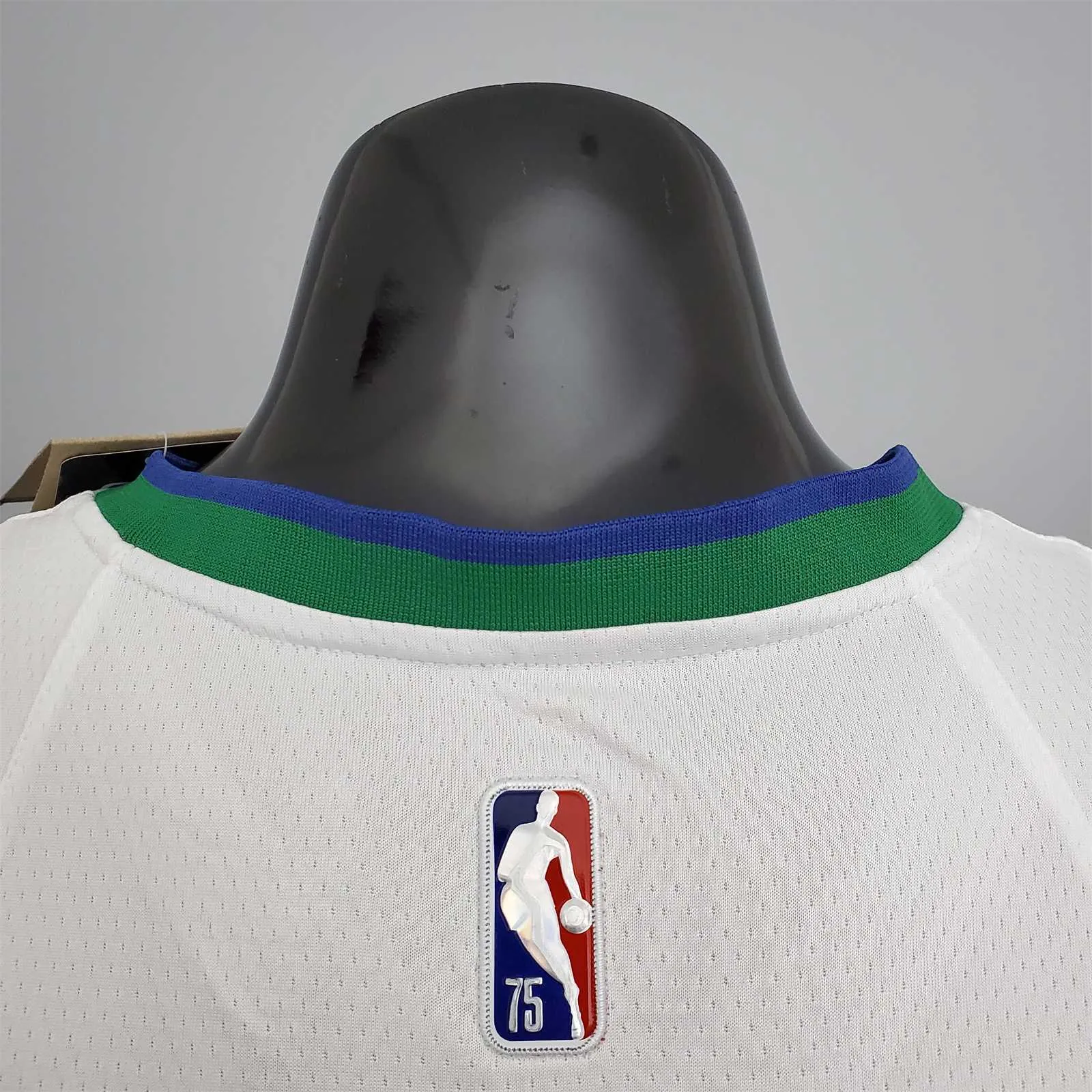 2022 DONCIC#77 Lone Ranger City Edition White and Green 1