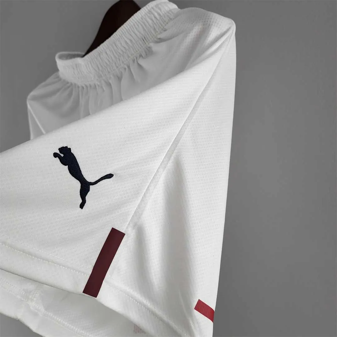 22-23 Manchester City Shorts White-1 5