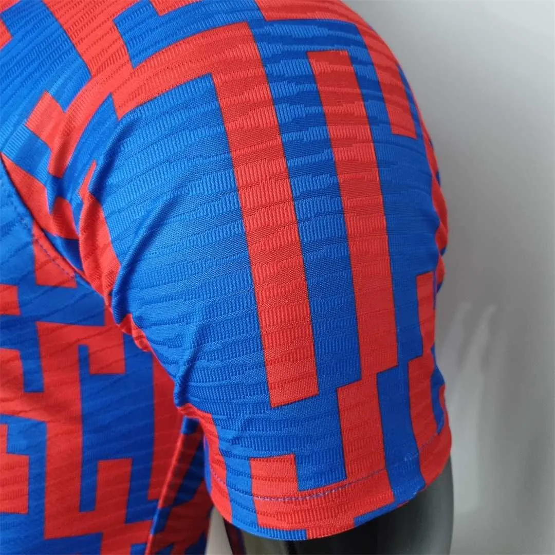 22-23 Barcelona Pre-match suit redblue player version 7