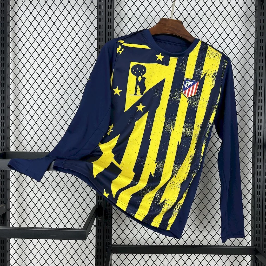 25-26 Atletico Madrid Pre-Match Shirt Football Uniform AAAAJersey Yupoo 5