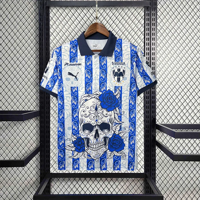 23-24 Rayados Monterrey Day of the Dead Halloween Kit Special Edition Shirt Soccer Jerseys Yupo 8