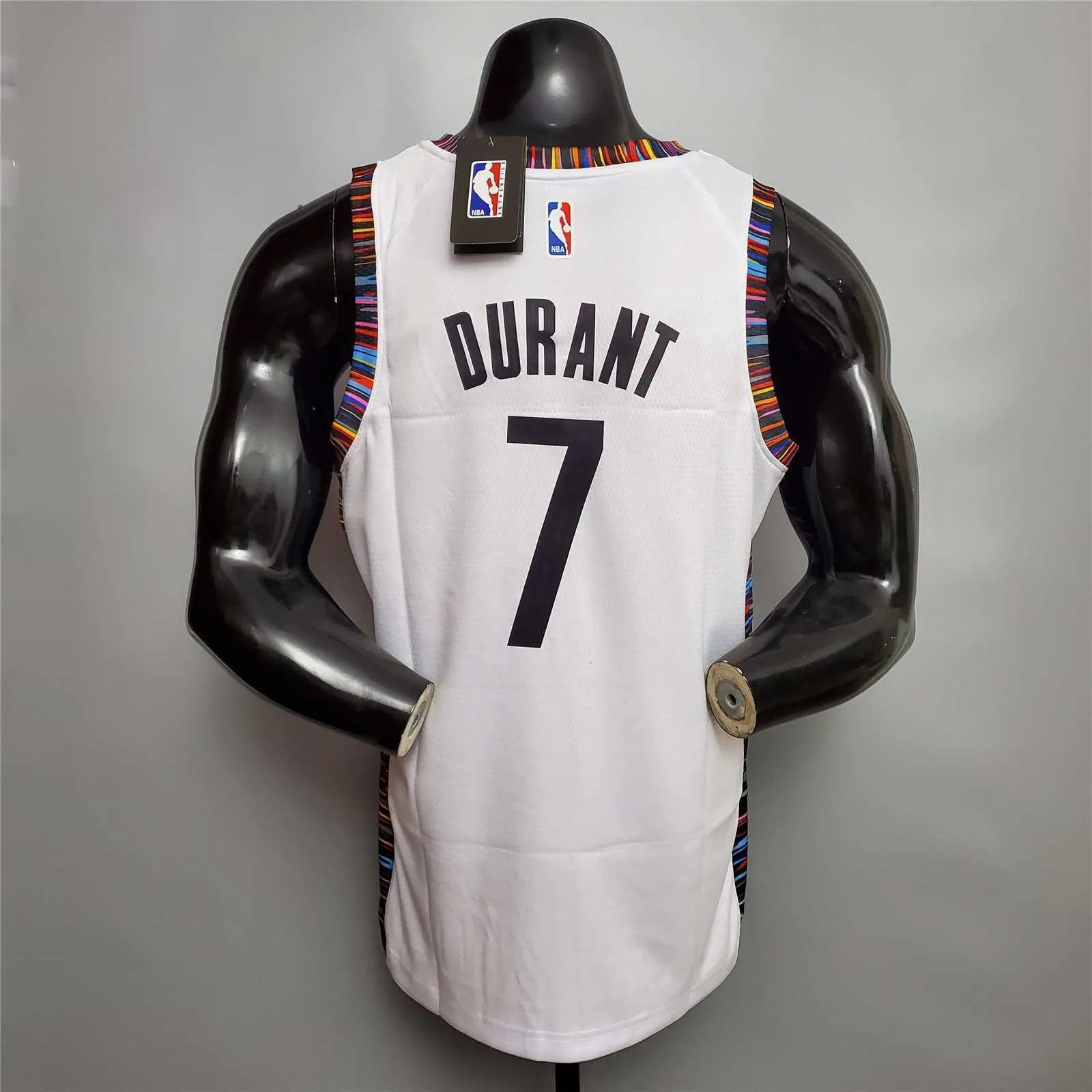 Durant #7 Brooklyn Nets City version white 3