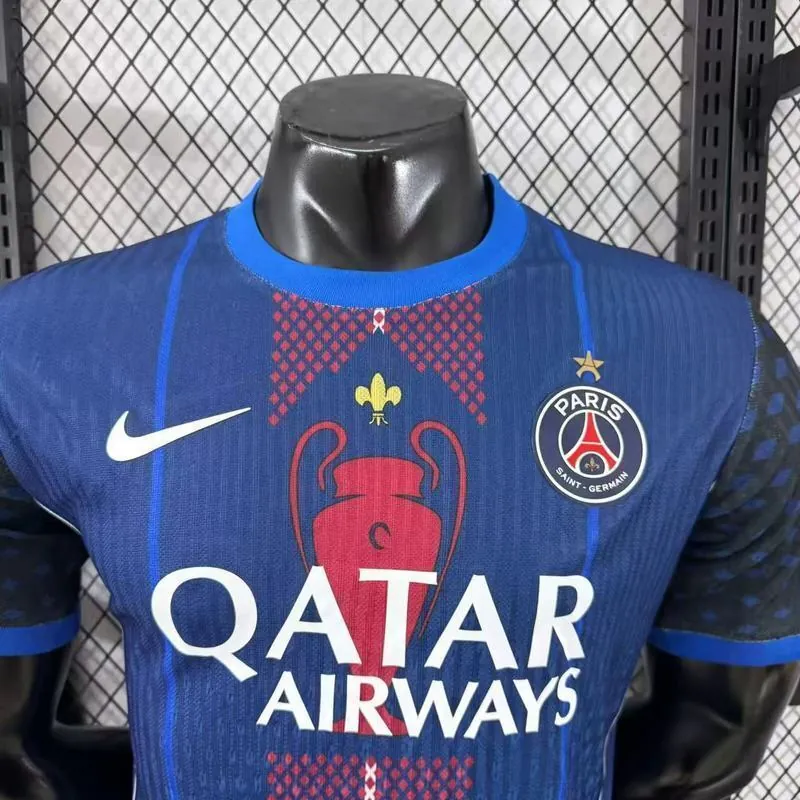 25-26 PSG Special Edition Kit Player Version Maillot été Soccer Sino Shirt AAAAJersey Yupoo 1