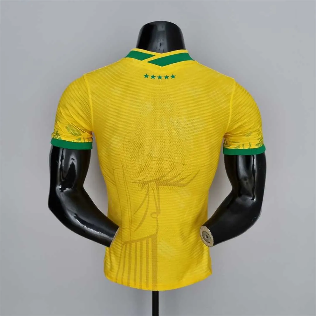 2022 Brazil classic yellow player version 6