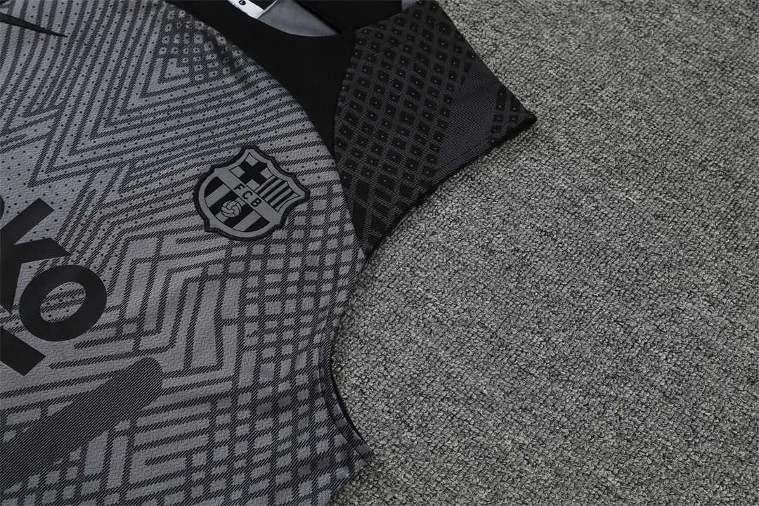 22-23 Barcelona vest training suit kit grey 8