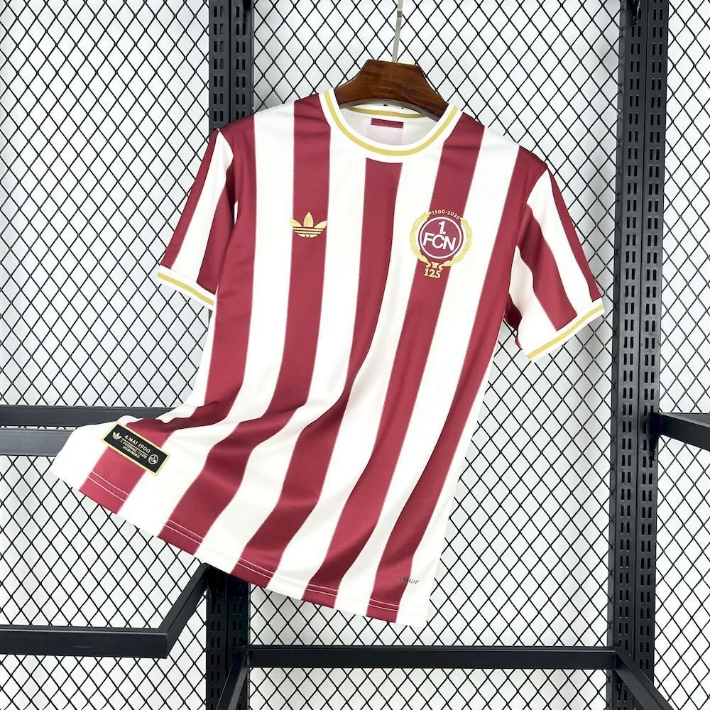 25-26 FC Nurnberg 125th Anniversary T-Shirt Football Apparels Soccer AAAAJersey Yupoo 8